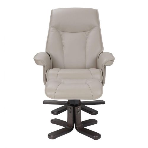 fauteuil -relax-salon-cuir-taupe-beige - nautes