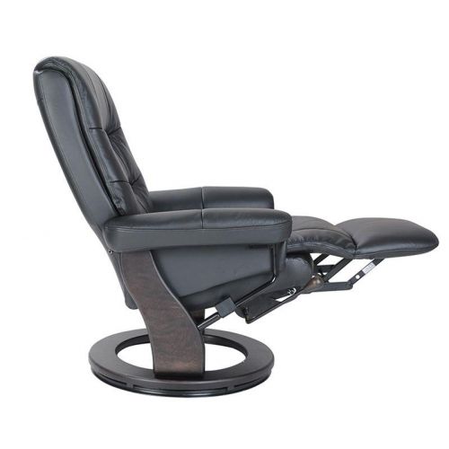 Sillón de relajación de diseño en piel o microfibra - MAX