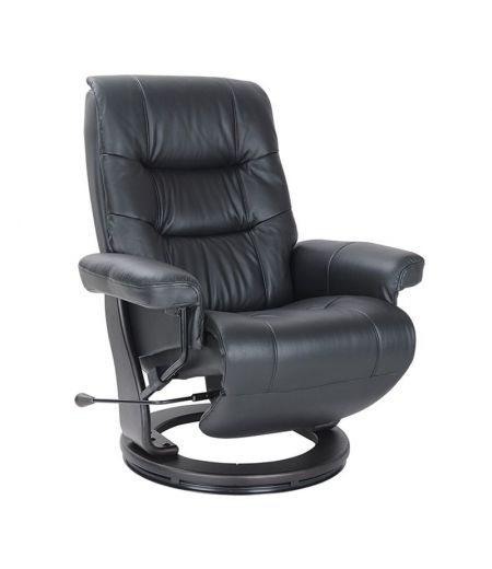 Sillón de relajación de diseño en piel o microfibra - MAX