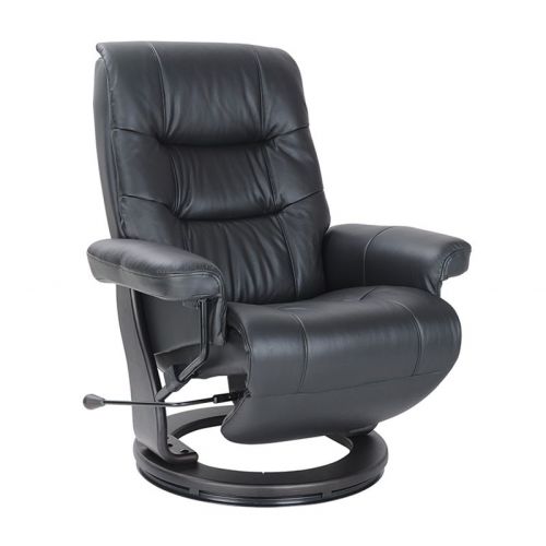 Sillón de relajación de diseño en piel o microfibra - MAX