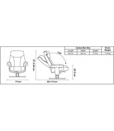 Fauteuil de Relaxation Classique - NAUTÈS