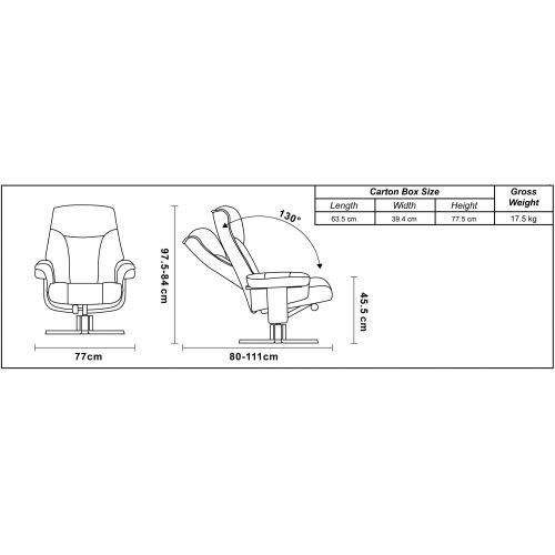 Fauteuil de Relaxation Classique - NAUTÈS