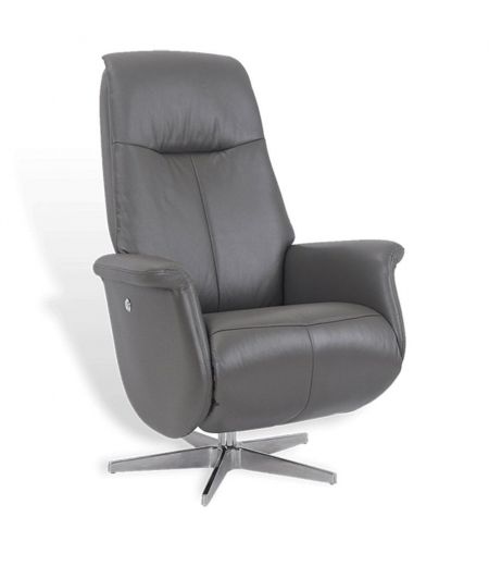 Sillón de relajación manual en piel o microstar - GRAPHEUS