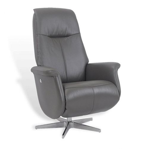 Sillón de relajación manual en piel o microstar - GRAPHEUS