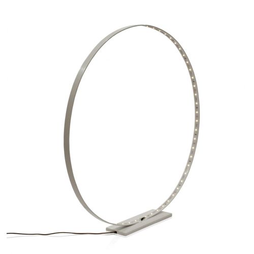 Lampe à Led en Métal laqué Blanc - L'Anneau