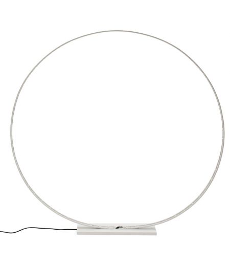 Lampe à Led en Métal laqué Blanc - L'Anneau
