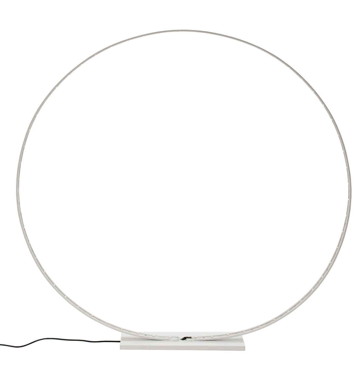 Led Lamp in White Lacquered Metal - The Ring