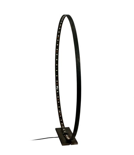 Lámpara LED de metal crudo - The Ring