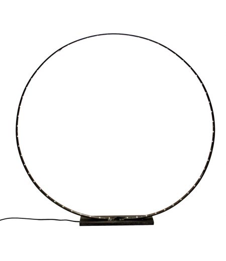 Lámpara LED de metal crudo - The Ring