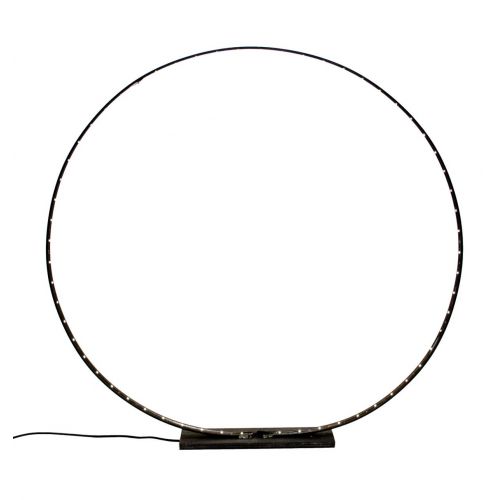 Lámpara LED de metal crudo - The Ring