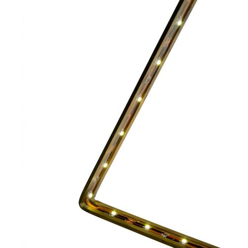 Lámpara LED de cobre o latón oxidado - Alpha