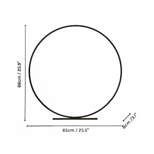 Lámpara Led de Latón Cepillado - The Ring