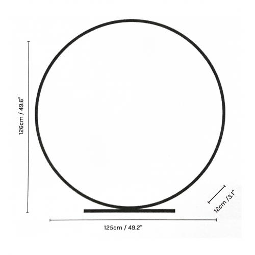 Lampe à Led en Laiton Brossé - L'Anneau