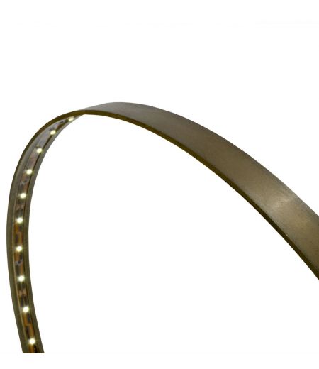 Lampe à Led en Laiton Brossé - L'Anneau