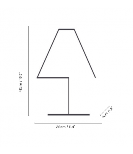 Lampe à Led en Laiton Oxydé ou Cuivre  - Alpha