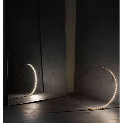 Lampe à Led en Métal Brut - L'Anneau