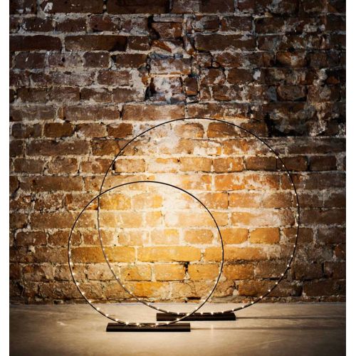 Lámpara LED de metal crudo - The Ring