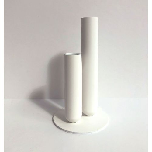 Pareja de "Soliflores" en Latón o Metal Lacado