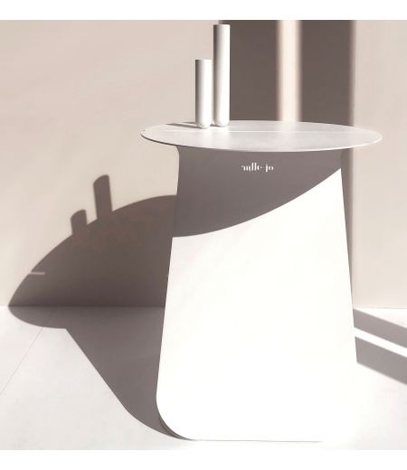 Pareja de "Soliflores" en Latón o Metal Lacado