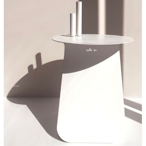 Pareja de "Soliflores" en Latón o Metal Lacado