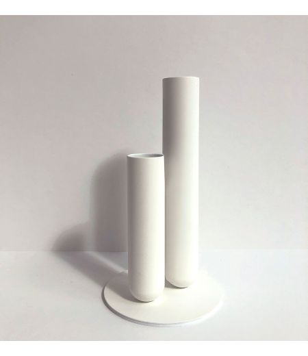 Couple de Soliflores  en Laiton ou Métal laqué