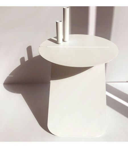 Pareja de "Soliflores" en Latón o Metal Lacado