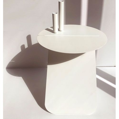 Pareja de "Soliflores" en Latón o Metal Lacado