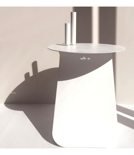 Pareja de "Soliflores" en Latón o Metal Lacado