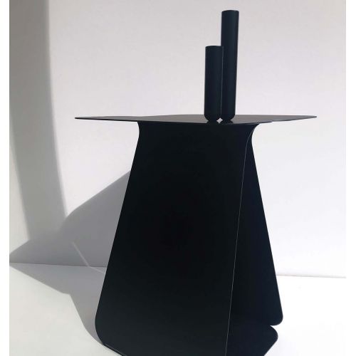 Couple de Soliflores  en Laiton ou Métal laqué