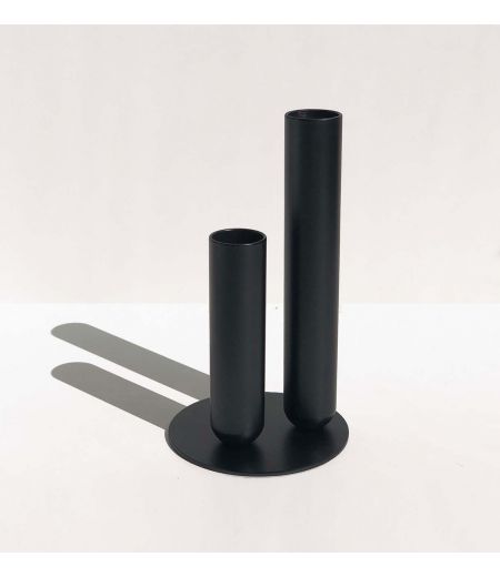 Couple de Soliflores  en Laiton ou Métal laqué