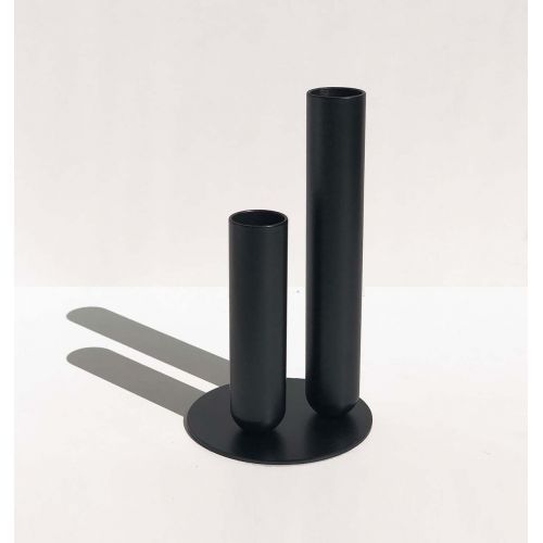 Couple de Soliflores  en Laiton ou Métal laqué