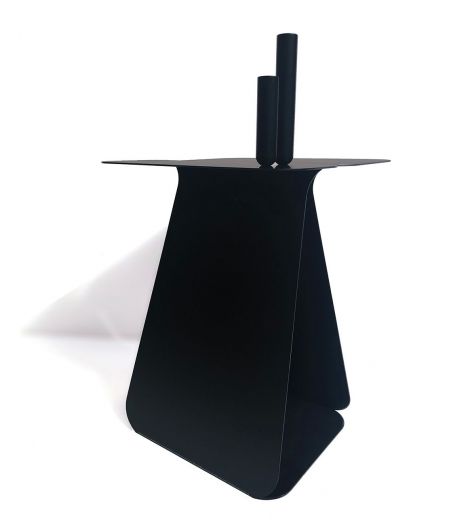 Pareja de "Soliflores" en Latón o Metal Lacado