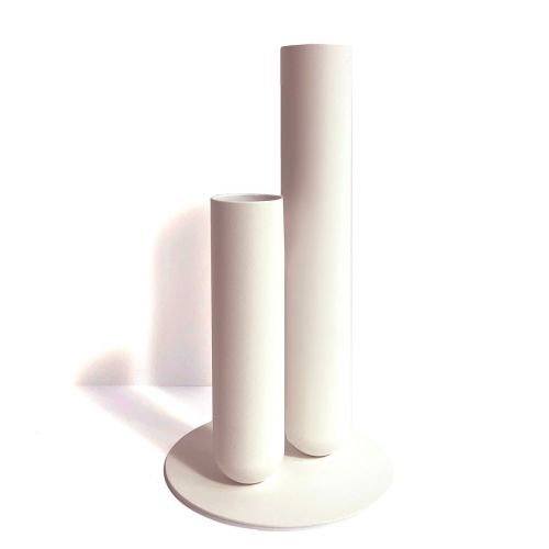 Couple de Soliflores  en Laiton ou Métal laqué