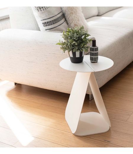 Couple de Tables d'Appoint Rondes - Fusion