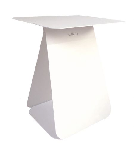 Pair of Rectangular Side Tables - Fusion - White