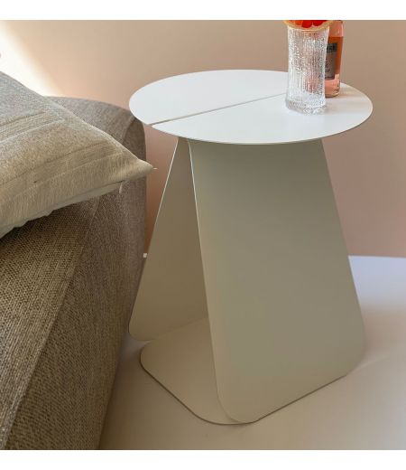 Couple de Tables d'Appoint Rondes - Fusion