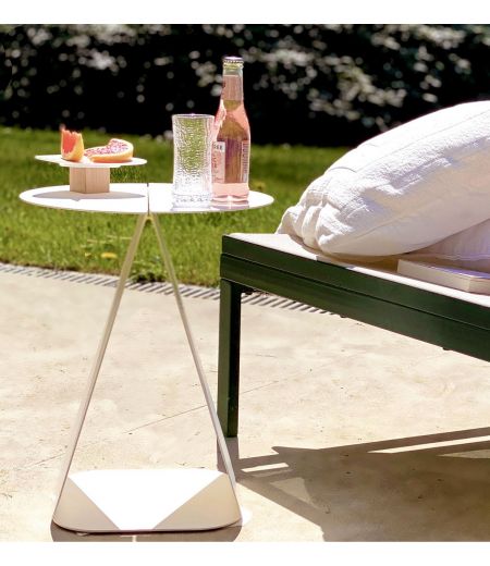 Couple de Tables d'Appoint Rondes - Fusion