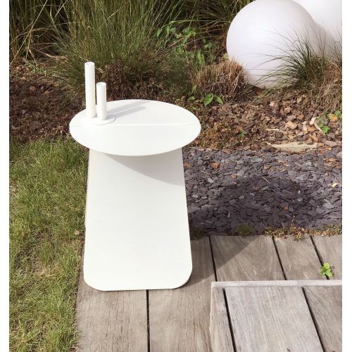 Couple de Tables d'Appoint Rondes - Fusion