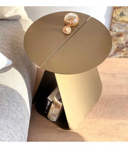 Couple de Tables d'Appoint Rondes - Fusion