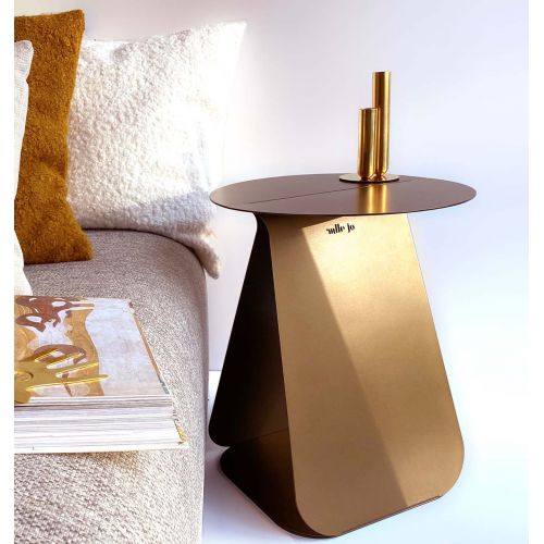 Couple de Tables d'Appoint Rondes - Fusion