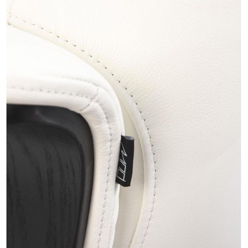 Sillón de piel y madera negra - Véga