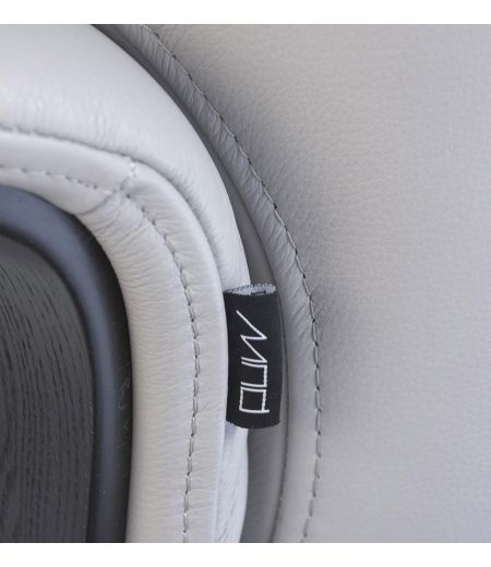 Sillón de piel y madera negra - Véga