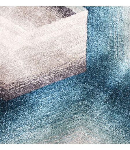 Alfombra gris azul degradada - Comete