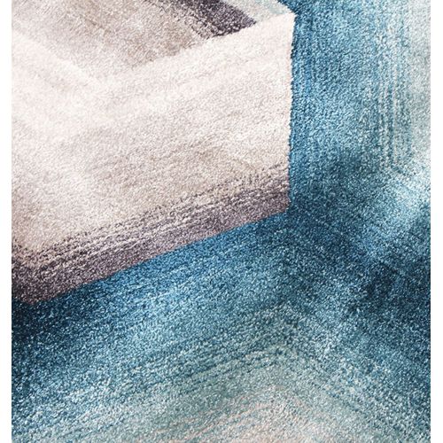 Tapis Dégradé Bleu Gris - Comete