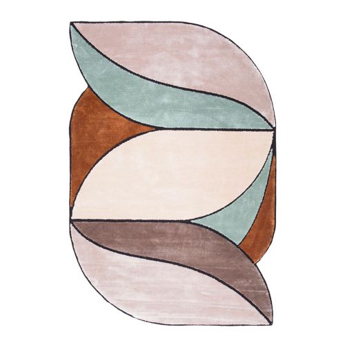 Tapis Original Beige Brun Céladon - Evidence