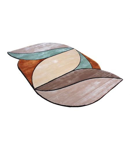 Tapis Original Beige Brun Céladon - Evidence