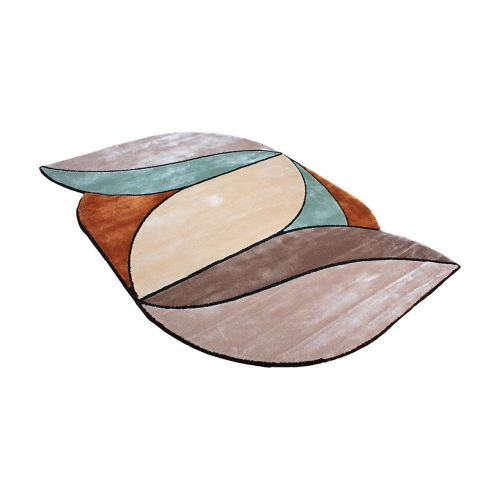 Tapis Original Beige Brun Céladon - Evidence