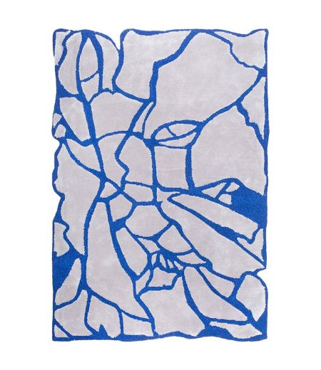 Alfombra moderna azul y gris - Philae