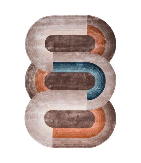 Original Living Room Rug Brown or Gray - Variation - Brown