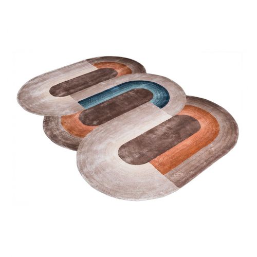 Tapis de Salon Original Brun ou Gris  - Variation